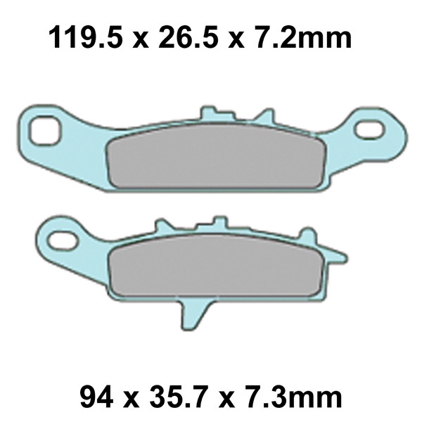 XBR321B Right Front Brake Pads